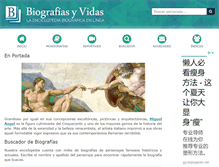 Tablet Screenshot of biografiasyvidas.com